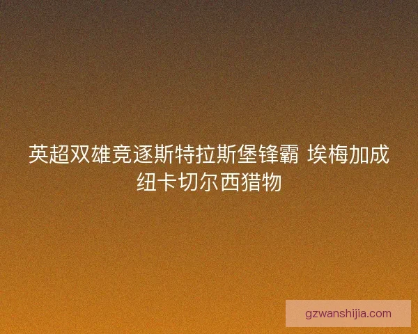 英超双雄竞逐斯特拉斯堡锋霸 埃梅加成纽卡切尔西猎物